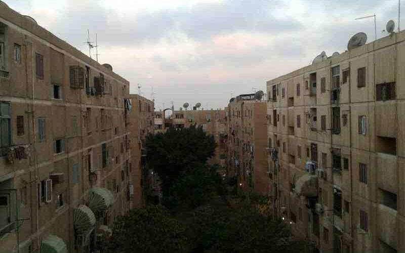 Suasana pukul 5 pagi di Cairo saat mendung.