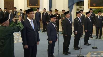 Presiden Prabowo Lantik Empat Menteri dan Satu Wamen Baru, Purbaya Yudi Sadewa Jabat Menteri Keuangan
